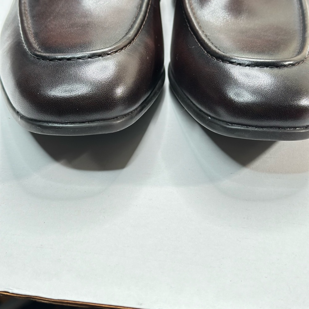 Nordstrom Men Brown Leather Carlson Bit Loafer Ortholite Comfort Sz 10.5 - Picture 6 of 14